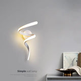 Ribbon wall light in a hallway