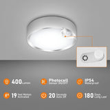 400 lumens, photocell sensor, IP54, 180 days of battery life