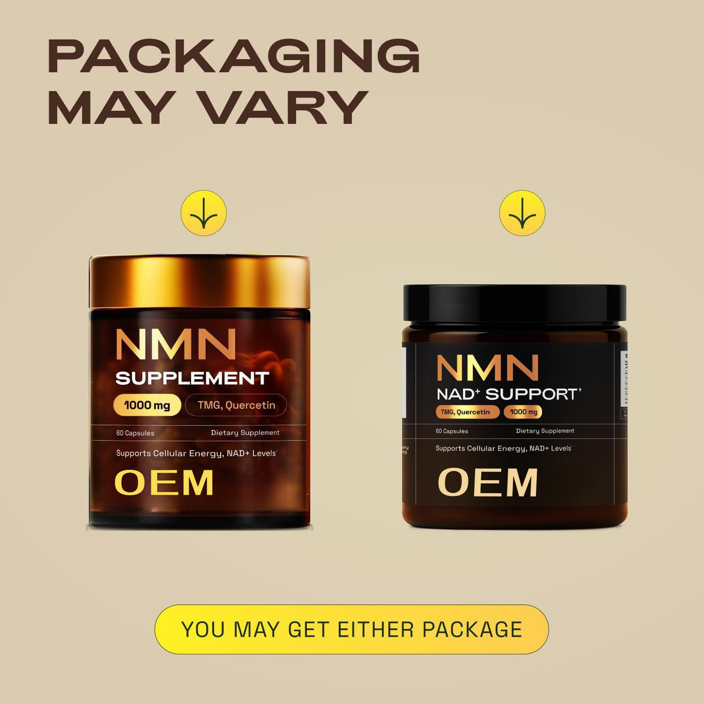 NAD+ Dietary Supplement Capsules