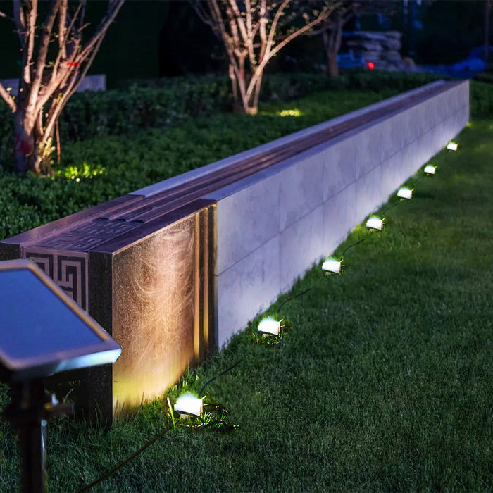 Modern Minimalist Solar String Lights App Bluetooth LED Waterproof Garden Lawn String Light For Outdoor