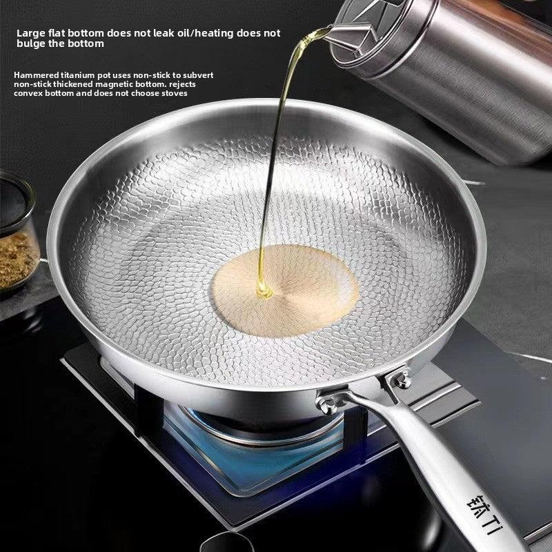 Triple-Layer Titanium Frying Pan
