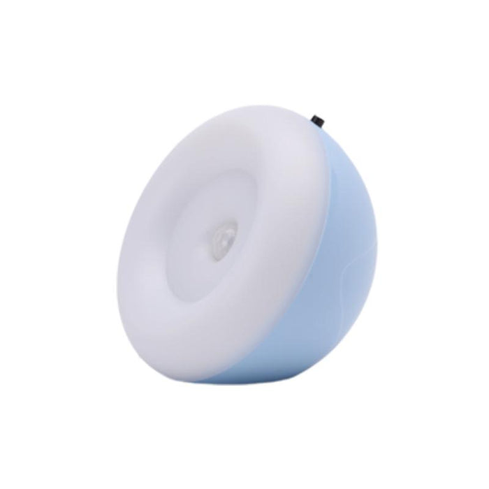 Rechargeable motion sensor night light, white background