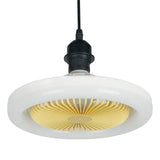Fan light hung as a pendant, 26cm diameter