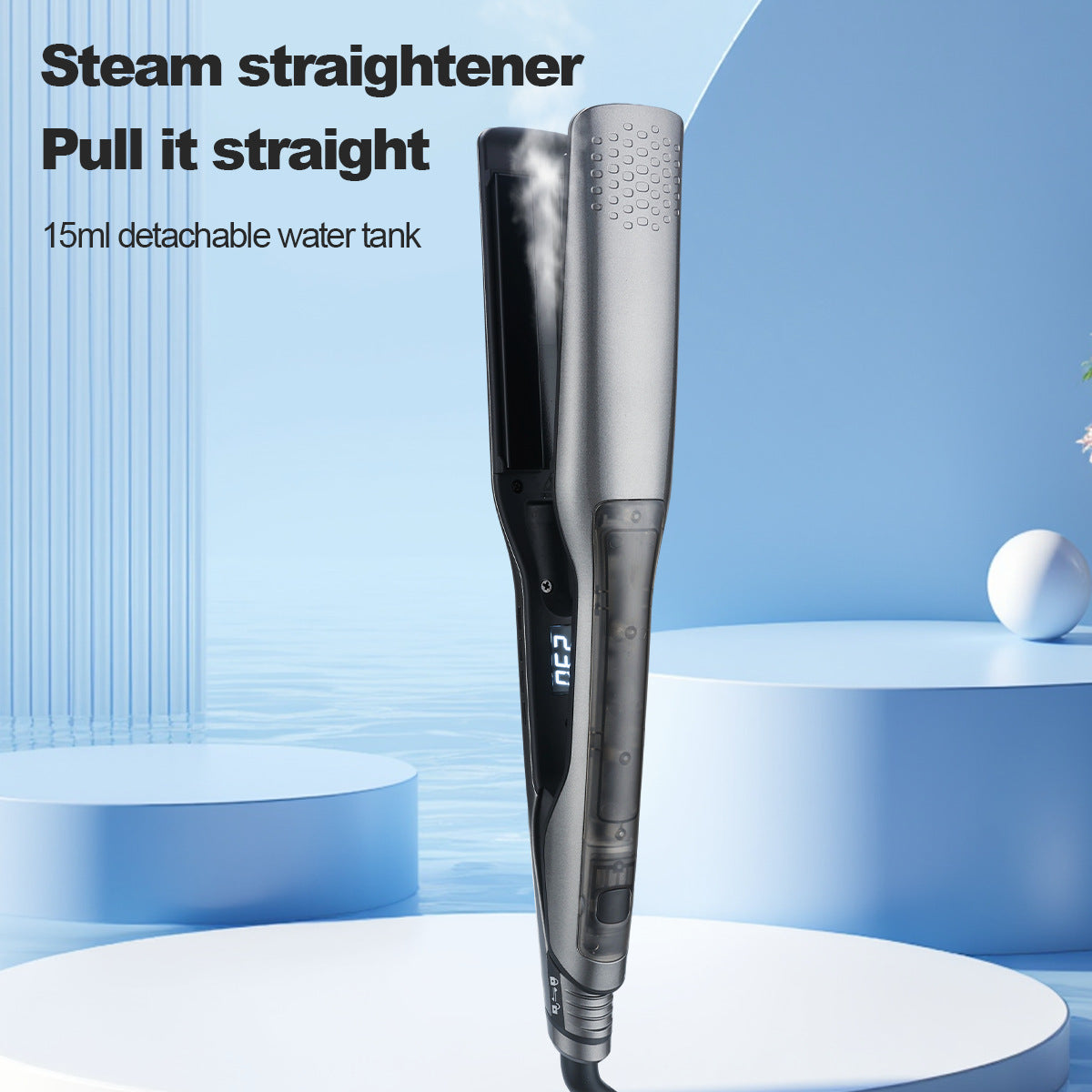 Steam Hair Straightener with Water Tank