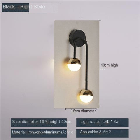Left-hand version: 40cm high, 16cm ring diameter, LED 8W