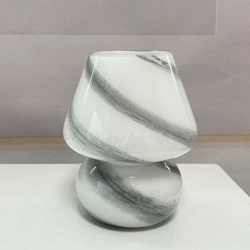 Contemporary Creative Handmade Glass Planet Design Mushroom 1-Light Table Lamp for Bedroom