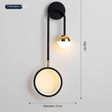 Ring sconce dimension drawing, 37cm ring diameter