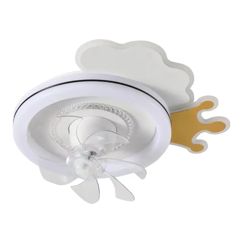50cm fan light on a white background showing the fan blades