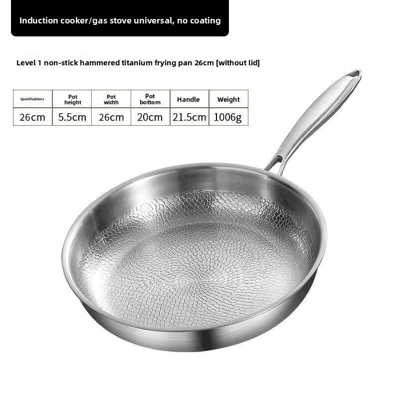 Triple-Layer Titanium Frying Pan