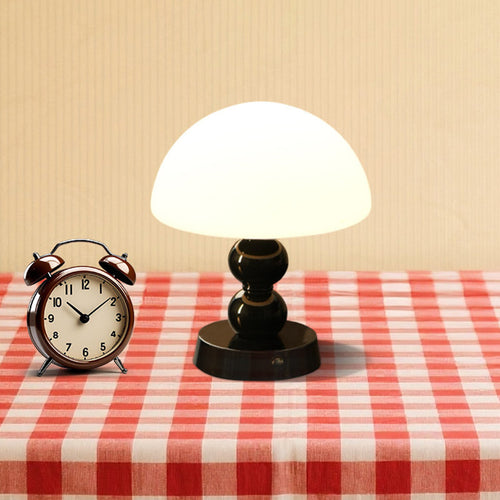 Glass Mushroom Table Lamp