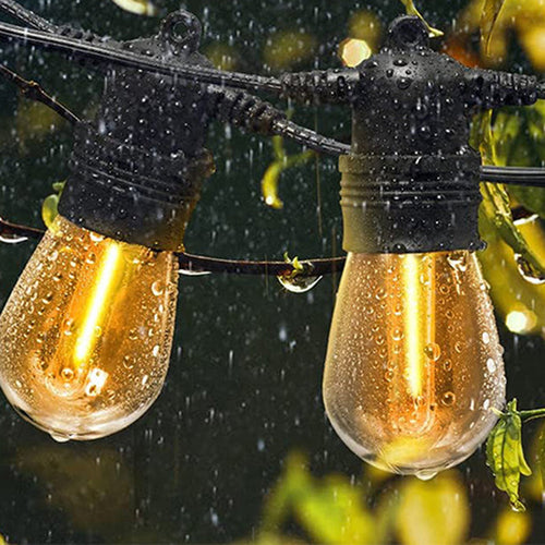 Art Deco Copper String Lights