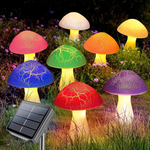 Art Deco Weatherproof Mushroom String Lights