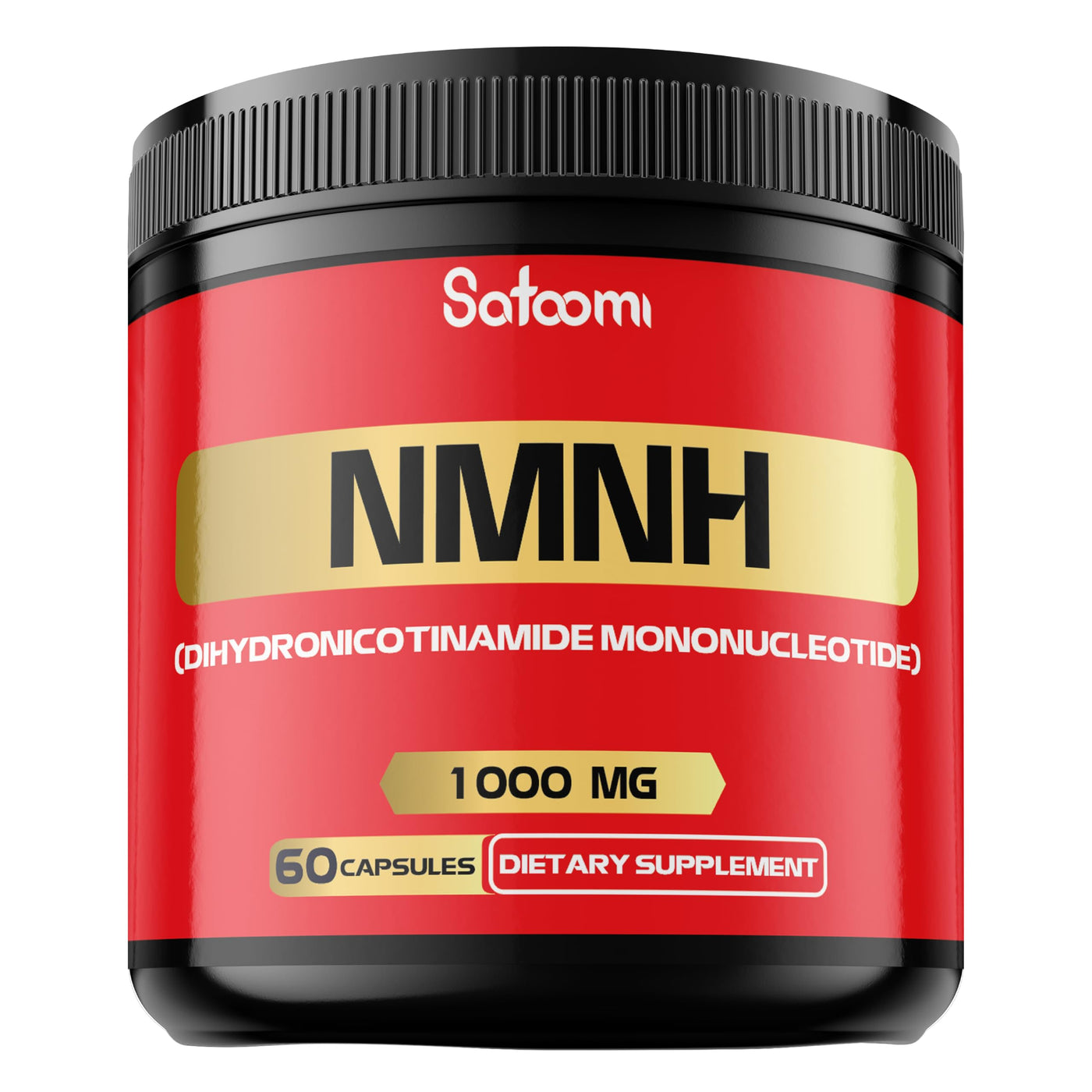 Satoomi NMNH (Dihydronicotinamide Mononucleotide) -NMN Supplement Alternative - 1000mg per Serving NAD Supplement to Support NAD+ - 60 Capsules - 30 Days