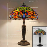 Tiffany dragonfly lamp dimensions and pull-chain switch