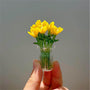 7 Yellow PiecesWith Vase