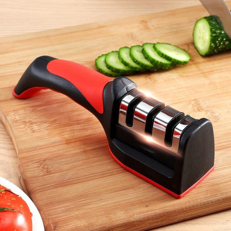 Handheld Three-Stage Kitchen Knife Sharpener