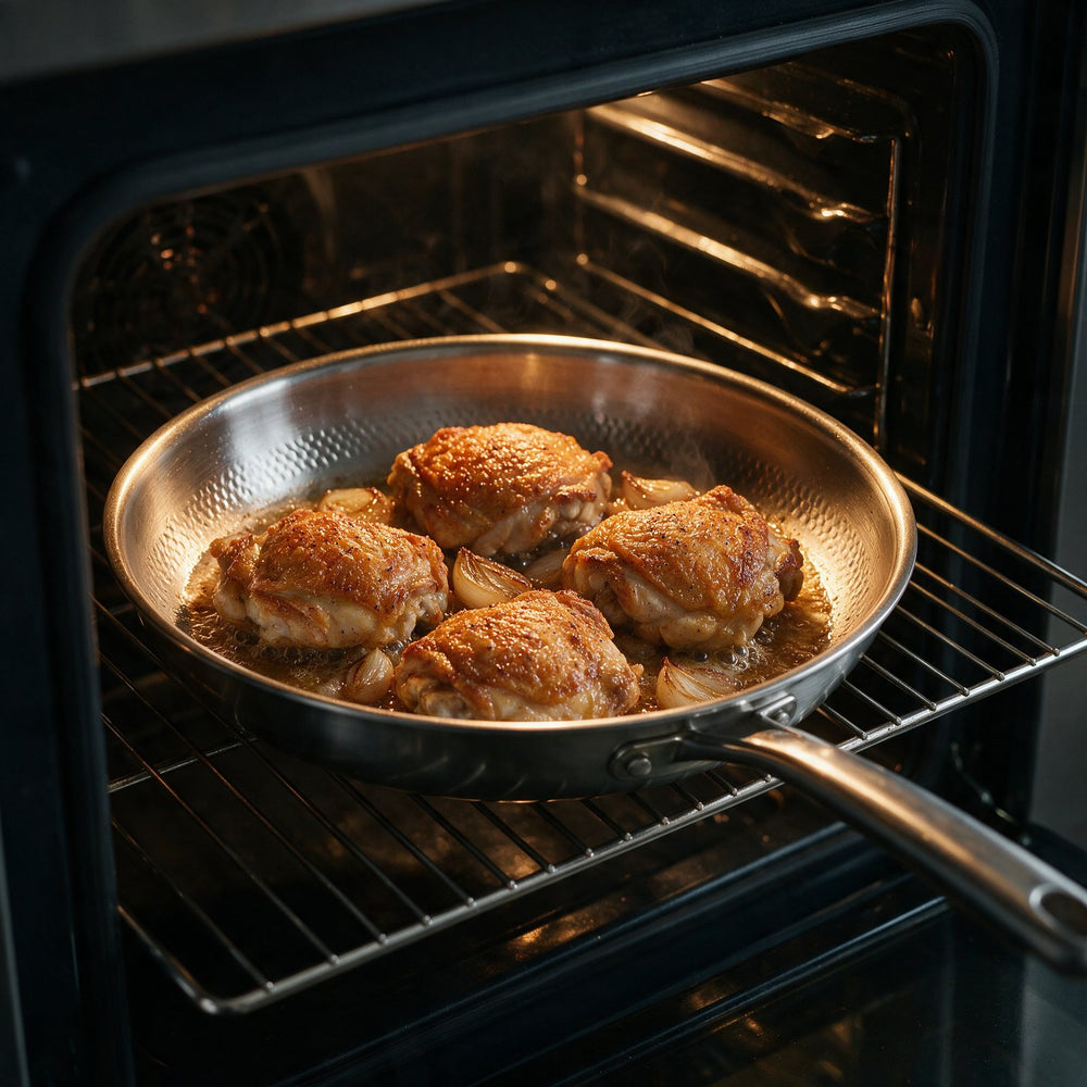 Finish in the oven