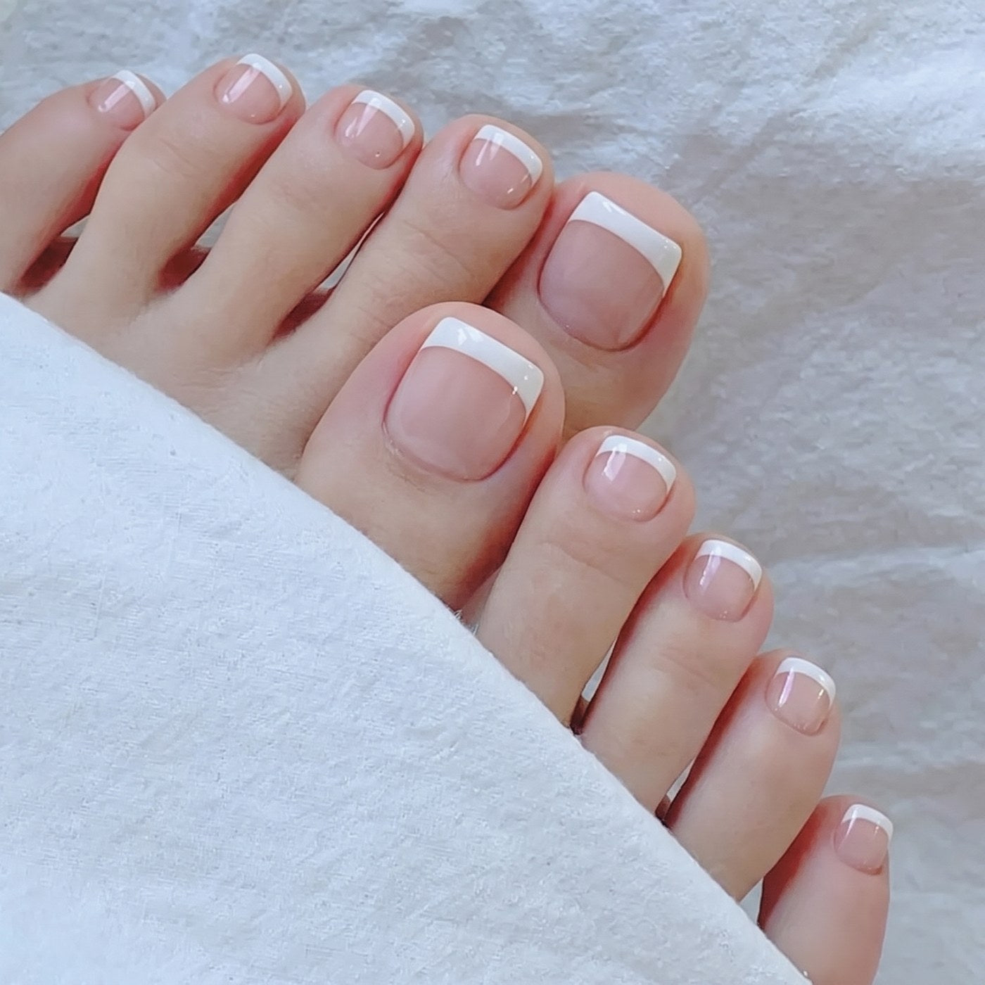 Removable Toenail Patches French Design